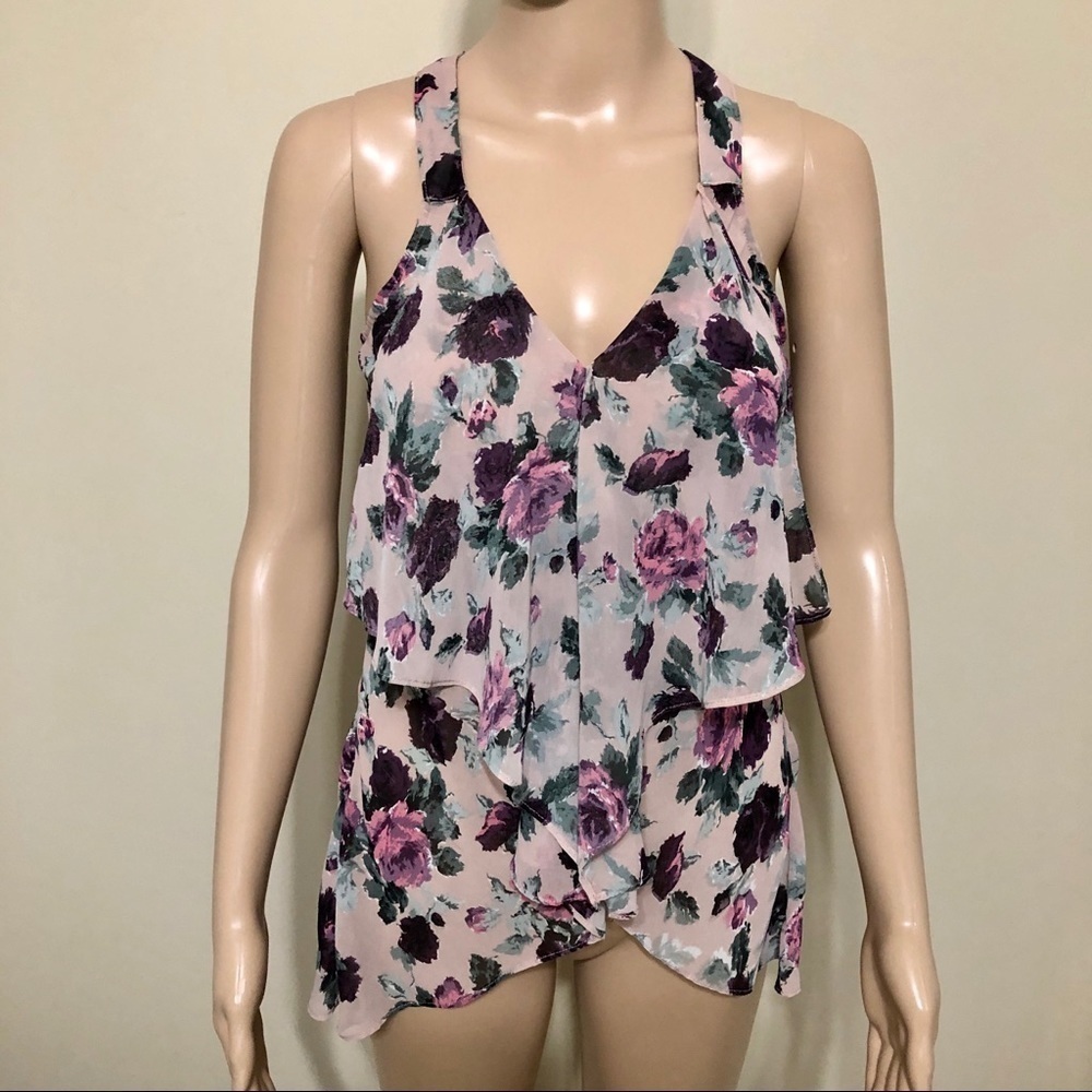 Print Top with Ruffles - Picture 5 of 13